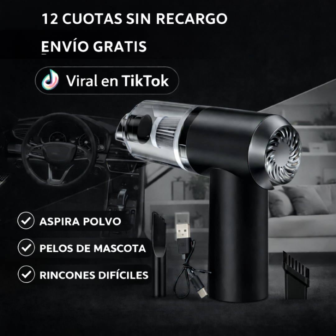 Aspiradora de Mano Inalámbrica Zentra 3 en 1